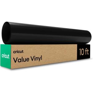 imageCricut Value Permanent Vinyl Black 12 in x 10 ftGlossy Black