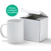 imageCricut Beveled Blank CeramicCoated Dishwasher ampamp Microwave Safe Mug to Decorate Mug Press ampamp Infusible Ink Compatible12 Oz Sublimation Ideal for Crafts and Printing 6 Count White144 Ounces
