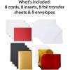 imageCricut Joy Foil Transfer Insert Cards Celebration Sampler A2Royal Flush Sampler