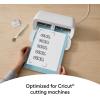 imageCricut Printable Vinyl 40 Transparent Sheets 85quot x 11quot  Compatible with Inkjet Printers  For Joy Xtra Explore ampamp Maker Machines40 Transparent Sheets