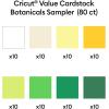 imageCricut Value Cardstock Paper Ocean Sampler  80 sheets 85quot x 11quot  Compatible with Joy Xtra Explore ampamp Maker Machines  Letter SizeBotanicals