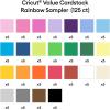 imageCricut Value Cardstock Paper Ocean Sampler  80 sheets 85quot x 11quot  Compatible with Joy Xtra Explore ampamp Maker Machines  Letter SizeRainbow