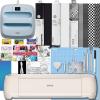 imageCricut Explore 4 Machine Ultimate Card Sampler Bundle  Vinyl Sampler Infusible Ink Card Making Kit Heat Transfer Vinyl Tool Set Cutting Mats  Beginner Die Cutting Machine Set for DIY ProjectsHeat Press Combo