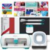 imageCricut Joy Machine and Mini Easy Press with Tool Kit and Smart IronOn Vinyl Sampler Bundle  Cutting Machine and Small Heat Press with HTV Portable Die Cutting and Iron Pressing MachinesJoy with Mini Press and Iron On Sampler