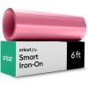 imageCricut Smart Iron On for Joy Machine Black 55in x 6ft  HTV Heat Transfer Vinyl  Matless Cutting for Long cutsPink