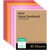 imageCricut Value Cardstock Paper Ocean Sampler  80 sheets 85quot x 11quot  Compatible with Joy Xtra Explore ampamp Maker Machines  Letter SizeSunset