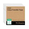 imageCricut Value Transfer Tape  75ft Flat Pack 12in x 12in Sheets 75CountFlat Pack