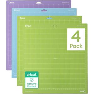 imageCricut Cutting Mat Variety Pack 8 Count 12in x 12in  for Explore ampamp Maker Machines  Includes 4 StandardGrip 2 LightGrip 2 StrongGrip4 Count