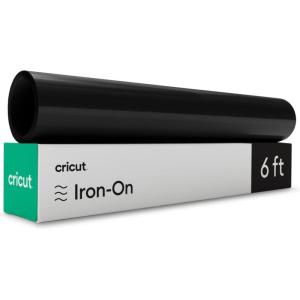 imageCricut Everyday Iron On Red 3Pack of 2ft Rolls 12quotx24quot Heat Transfer Vinyl for Shirts Hats Dcor ampamp Moreblack