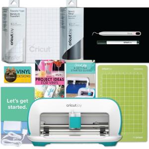 imageCricut Joy Machine and Mini EasyPress with Infusible Ink Variety Materials Bundle  Portable Die Cutting and Heat Pressing Machine with Assorted Sublimation MaterialsJoy Beginner Vinyl Bundle