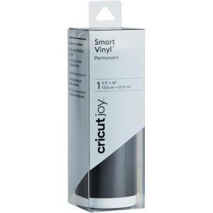 imageCricut Joy Smart Permanent Vinyl Black  3Pack of 4ft Rolls 55quotx48quot Adhesive Craft Vinyl  Matless Cutting for Joy MachineBlack