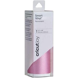 imageCricut Joy Smart Permanent Vinyl Shimmer Gold  3Pack of 4ft Rolls 55quotx48quot Adhesive Craft Vinyl  Matless Cutting for Joy MachineShimmer Pink
