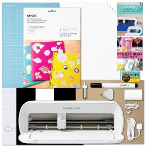 imageCricut Joy Xtra Cutting Machine with Printable Sticker Paper Bundle  Sticker Making Kit with Craft DieCutting Machine  DIY Planner Stickers Classroom Rewards and Laptop Case DecalsJoy Xtra Sticker Bundle
