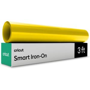 imageCricut Smart Iron On Ocean Blue 13in x 3ft  HTV Heat Transfer Vinyl  Matless Cutting for Long cutsMaize Yellow