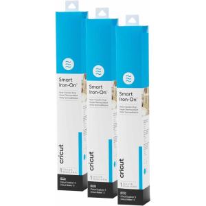 imageCricut Smart Iron On Red 3Pack of 3ft Rolls 13quotx36quot Heat Transfer Vinyl for Maker ampamp Explore Machines Matless Cutting for Long cuts up to 12ftOcean