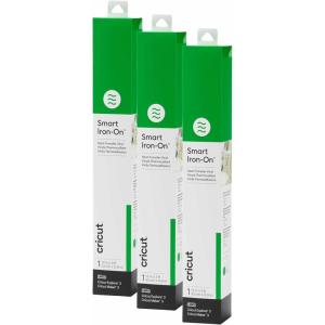imageCricut Smart Iron On Red 3Pack of 3ft Rolls 13quotx36quot Heat Transfer Vinyl for Maker ampamp Explore Machines Matless Cutting for Long cuts up to 12ftGrass Green