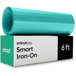 imageCricut Smart Iron On for Joy Machine Black 55in x 6ft  HTV Heat Transfer Vinyl  Matless Cutting for Long cutsBright Teal