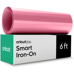 imageCricut Smart Iron On for Joy Machine Black 55in x 6ft  HTV Heat Transfer Vinyl  Matless Cutting for Long cutsPink