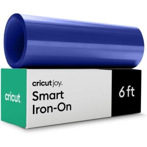 imageCricut Smart Iron On for Joy Machine Black 55in x 6ft  HTV Heat Transfer Vinyl  Matless Cutting for Long cutsRoyal Blue