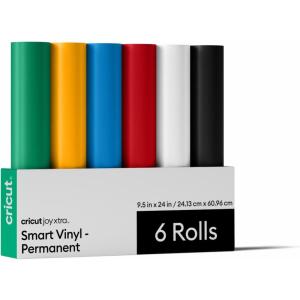 imageCricut Smart Permanent Vinyl for Joy Machine Sampler Pack 55in x 3ft 6 SheetsJoy Xtra Machine