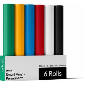 imageCricut Smart Permanent Vinyl for Joy Machine Sampler Pack 55in x 3ft 6 SheetsMaker  Explore Machines