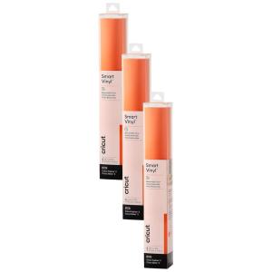 imageCricut Smart Removable Vinyl Blue  3Pack of 3ft Rolls 13quot x 36quot  Matless Cutting for Long cuts up to 12ft  Compatible with Maker ampamp Explore MachinesOrange