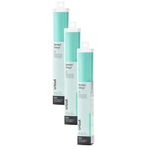 imageCricut Smart Removable Vinyl Blue  3Pack of 3ft Rolls 13quot x 36quot  Matless Cutting for Long cuts up to 12ft  Compatible with Maker ampamp Explore MachinesMint