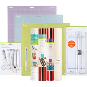 imageCricut Ultimate Starter Kit  Premium Removable Vinyl Mats Knife Kit Glue Gun Cutting Ruler ampamp Tool Kit for Maker ampamp Explore Family MachinesEssentials Bundle