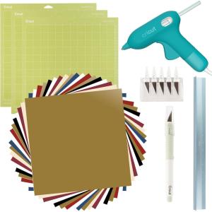 imageCricut Ultimate Starter Kit  Premium Removable Vinyl Mats Knife Kit Glue Gun Cutting Ruler ampamp Tool Kit for Maker ampamp Explore Family MachinesUltimate Bundle