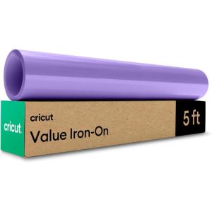 imageCricut Value Iron On Gray 12in x 5ft roll  HTV Heat Transfer VinylLilac