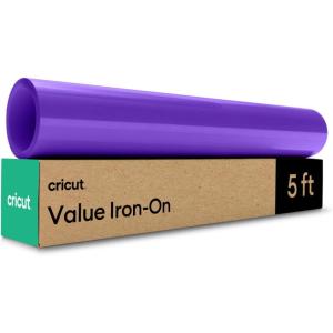 imageCricut Value Iron On Gray 12in x 5ft roll  HTV Heat Transfer VinylPurple