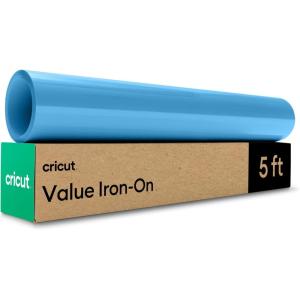 imageCricut Value Iron On Gray 12in x 5ft roll  HTV Heat Transfer VinylSky Blue