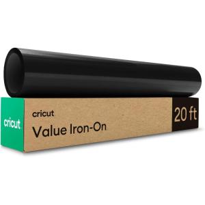 imageCricut Value IronOn Blue 12 in x 20 ft HTV Heat Transfer VinylBlack