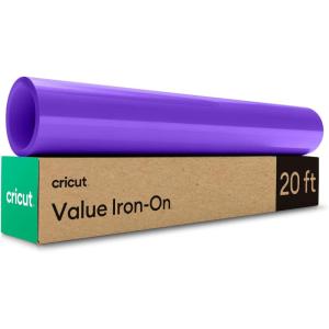 imageCricut Value IronOn Blue 12 in x 20 ft HTV Heat Transfer VinylPurple
