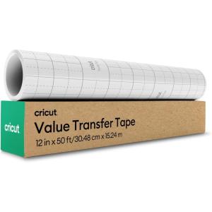 imageCricut Value Transfer Tape for Joy Xtra Machine  95in x 20ft Roll  Easy transfers for Vinyl Projects12in x 50ft