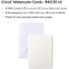 imageCricut ColdPress Watercolor Cards R40 10ct Customizable Blank Greeting Cards with Envelopes Create Personalized Birthday Cards Thank You Cards ampamp Invites Compatible with Cricut Machines10 ct