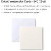 imageCricut ColdPress Watercolor Cards R40 10ct Customizable Blank Greeting Cards with Envelopes Create Personalized Birthday Cards Thank You Cards ampamp Invites Compatible with Cricut Machines12 ct Pack of 2