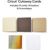 imageCricut Cutaway Cards Neutrals Sampler  R40 12 ctNeutrals