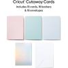 imageCricut Cutaway Cards Neutrals Sampler  R40 12 ctPastel