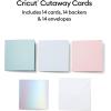 imageCricut Cutaway Cards Neutrals Sampler  R40 12 ctPastels