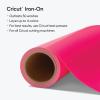 imageCricut Everyday Iron On  12 x 12ft  HTV Vinyl for TShirts  Use with Cricut Explore Air 2Maker StrongBond Guarantee Outlast 50 Washes BlackNeon Pink