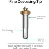 imageCricut Fine Debossing Tip  QuickSwap Housing Tip with Rolling Debossing Ball Deboss Designs on Thick Foil Cardstock ampamp More for Personalized Crafts Compatible with Cricut Maker Cutting Machine