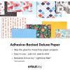 imageCricut Joy AdhesiveBacked Deluxe Paper  DIY Craft Paper for Scrapbooking and Other Art Projects  Black and White Botanicals 10 ct 2007343Kaleidoscope