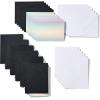 imageCricut Joy Insert Cards  DIY Greeting Card for Baby Shower Birthday and Wedding  Matte Holographic CreamGold 12 ctBlackSilver Matte Holographic
