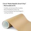 imageCricut Smart Removable Vinyl 13 in x 12 ft Matte Metallic Silver for Explore and Maker 3  Matless Cutting for Long cuts up to 12ftChampagne