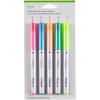 imageCricut Glitter Gel Pens Set of 5 Add Sparkly Glow to Cards Paper Decor and More for Use with Cricut Maker and Explore Cutting Machines Medium Point 08mm NeonUrban Rainbow Sampler