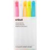 imageCricut Glitter Gel Pens Set of 5 Add Sparkly Glow to Cards Paper Decor and More for Use with Cricut Maker and Explore Cutting Machines Medium Point 08mm NeonSampler