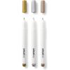 imageCricut Joy Permanent Metallic Markers 10 mm GoldSilverCopper 3 ct Multicolor