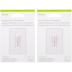 imageCricut BondedFabric Replacement Blade German Carbide Cutting Blade Cut Intricate Designs in Bonded Fabric for Personalized Crafts Compatible Maker and Explore Machines2 Pack