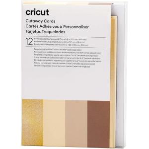 imageCricut Cutaway Cards Neutrals Sampler  R40 12 ctNeutrals